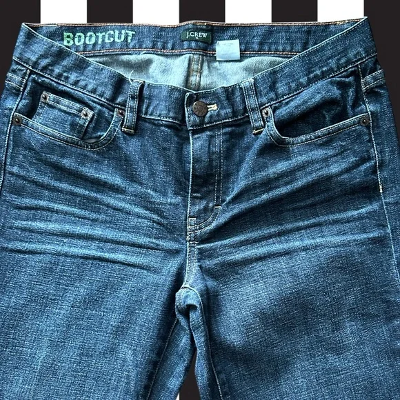J.Crew Bootcut Women’s Jeans Blue Denim Size 31R Classic Cowgirl Modern - Picture 4 of 12